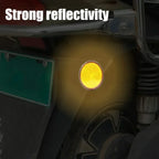 Circular Reflector Universal Motorcycle ATV Scooter Dirt Bikes Refraction Light Parts Night Reflective Light MOTO Lighting Amagi