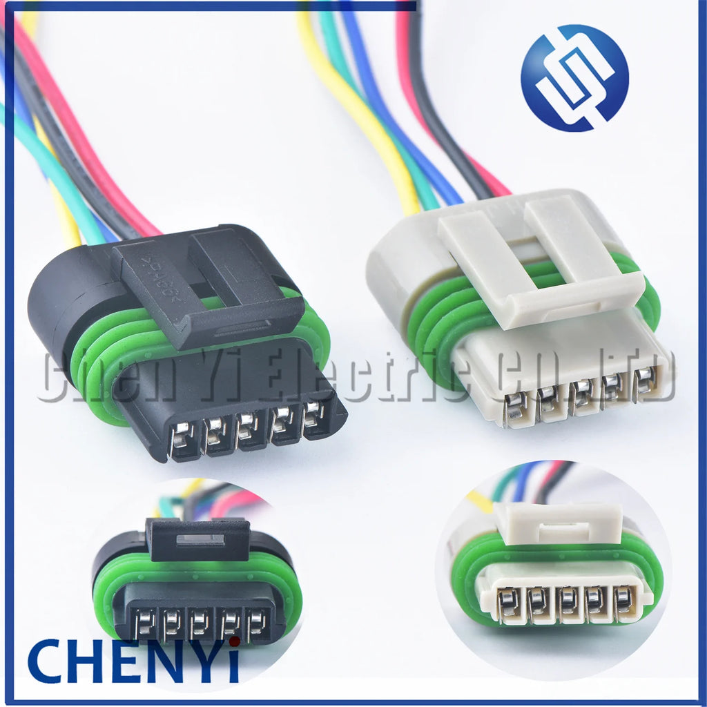 5 Pin female Auto waterproof connector LS1 LS2 High Energy Ignition Coil built-in Igniter Wire harness plug 12162825 12162830