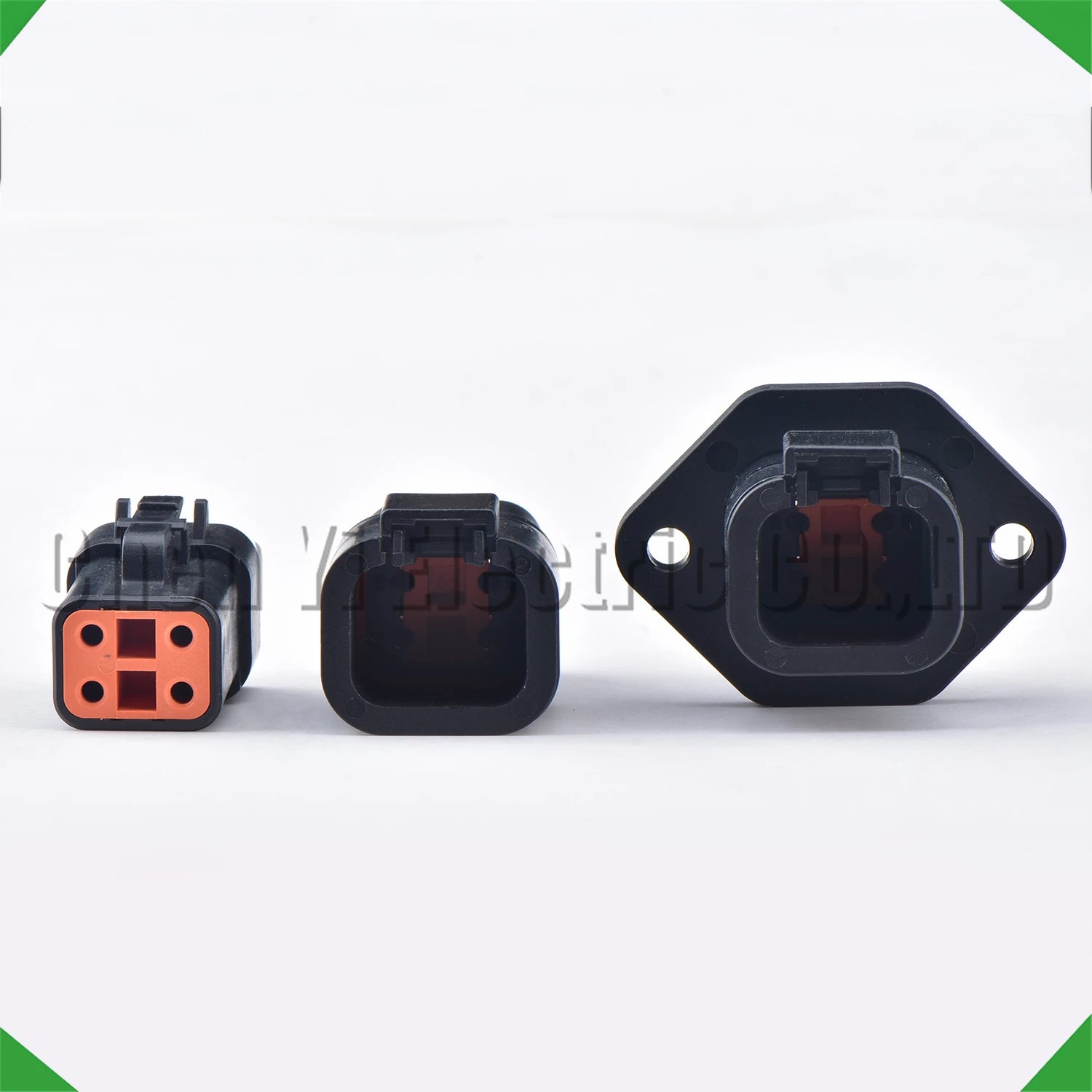 4-Pin Wire Harness Harness Automotive Waterproof Connector harness Black DTP06-4S DTP04-4P