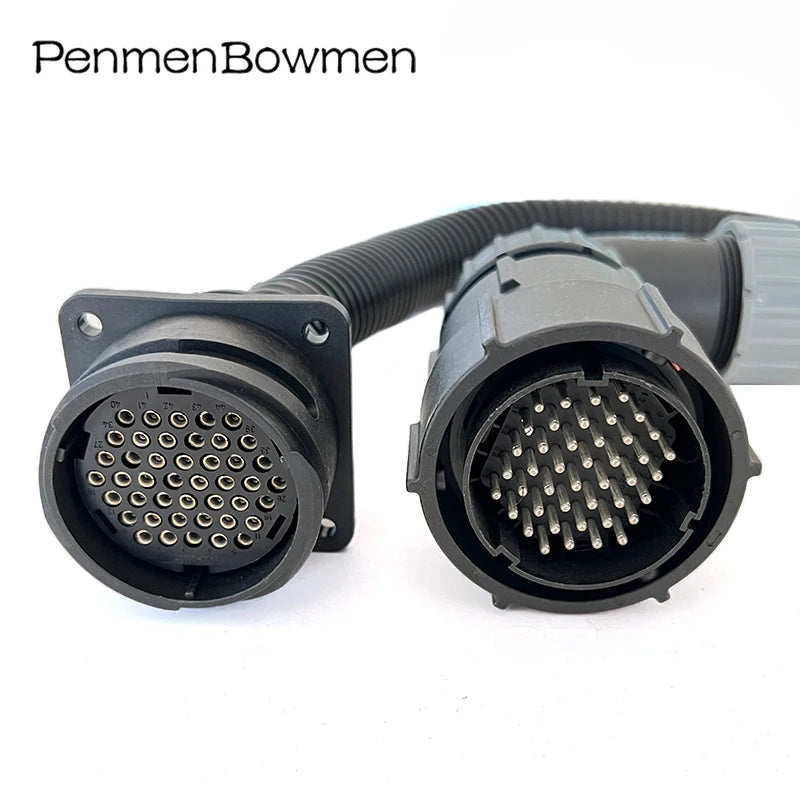 1 Set 44 Pin Car Chassis Reverse Electrical Cable Connectors Waterproof Female Male Wire Harness Plug for 828897-1 828895-1