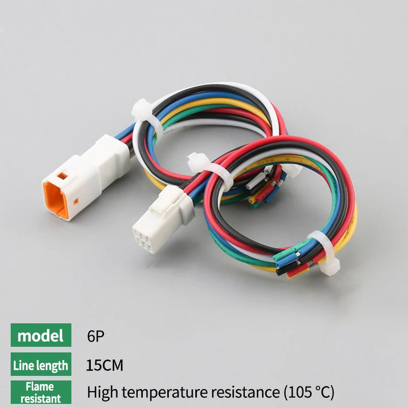 10Set JST Type Small Current Waterproof Connector JST02R/02T LED Male and Female Butt Terminal With 15 Wire Plug 02T-JWPF-VSLE-S