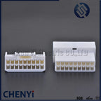 1 set 18 Pin headlight wiper combination switch light plug Window lifter fuse box plug 936213-1 936204-1