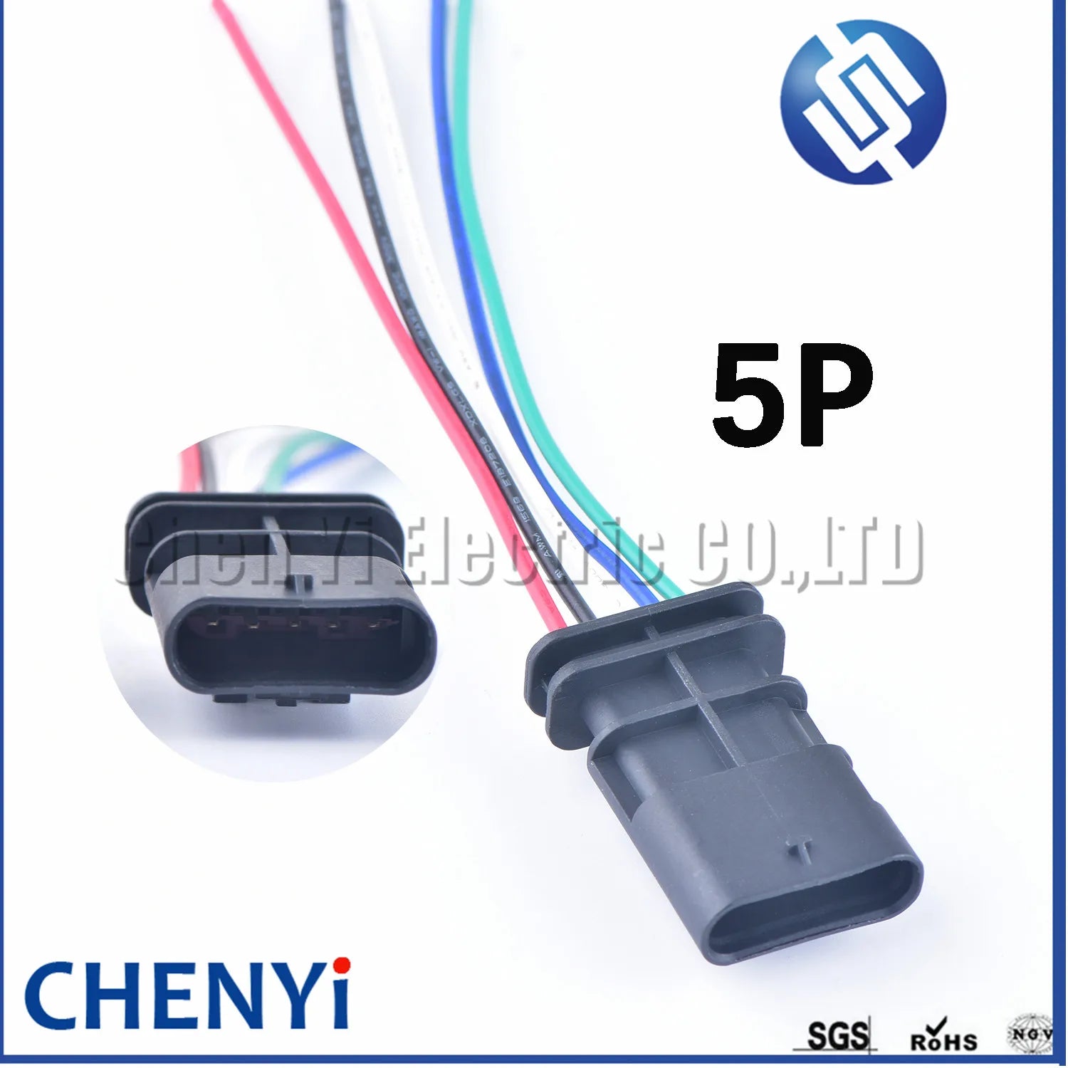 5 Pin 1-1718806-1 4F0973705 Auto Electric Connector Waterproof Mass Air Flow Meter Sensor MAF Harness plug 8K0973205