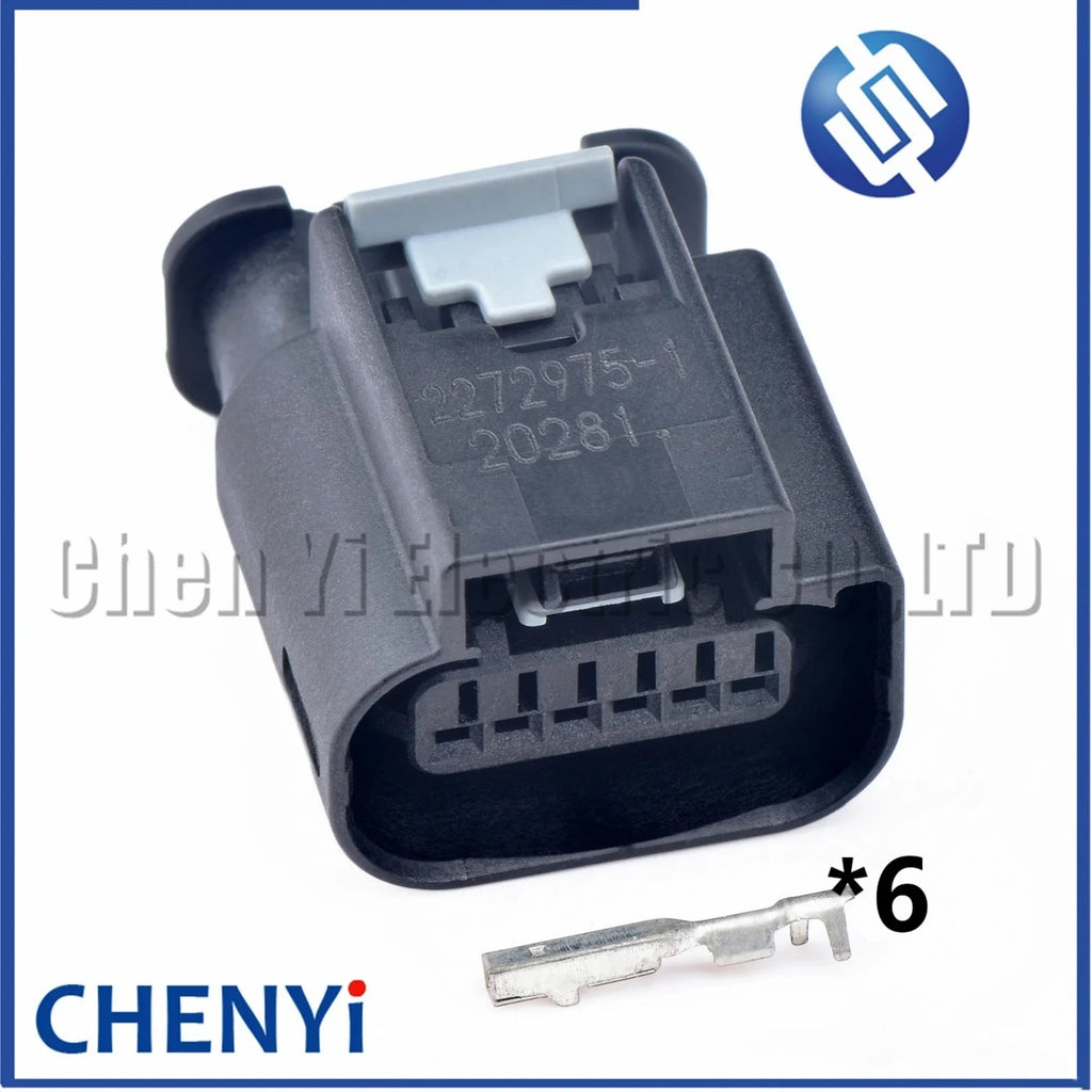 6 Pin Car Oil temperature sensor connector Air flow meter throttle plug 2272975-1 2272975-5 2272975-9 For Ford Mazda Jeep Roewe