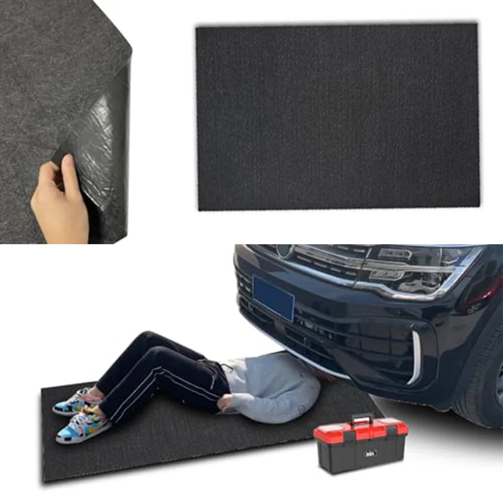 1pcs Oil Spray Mat Back Washable Non-Slip Oil Collection Mat 150x90cm For Garage Use Outdoor Maintenance To Clean Design