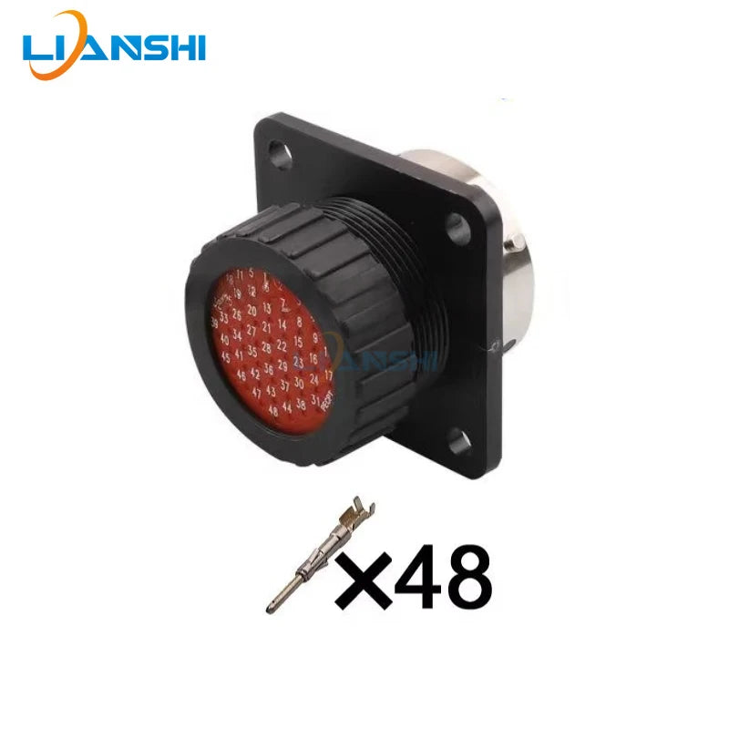 192900-0437 48-hole ITT type circular waterproof plug wire harness connector for aviation 192900-0431 192900-0425