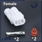 5 sets 2 Pin way MT090 Female or Male White Auto Connector Waterproof Automotive Plug For Motorcycle 6180-2181 6187-2171