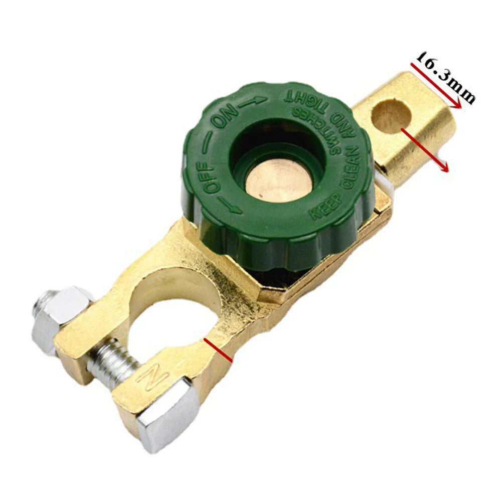 Auto Battery Terminals Quick Disconnect Isolator Cut Off Switch Auto Cables Connectors Wire Fits Standard Negative Terminal