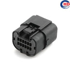 12pin auto plastic wiring harness waterproof plug electric cable sealed connector MX23A12SF1/MX23A12NF1