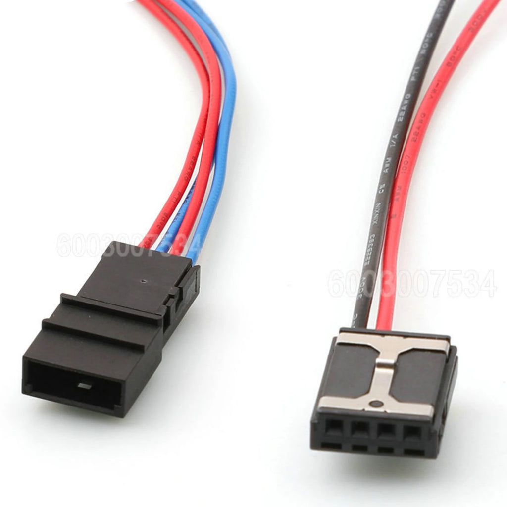 4 Pin Connector Unsealed 0.6mm Series Male Female Connectors Motorcycle Electrical Harnesses Wiring Harness 8E0972643 1534130-1