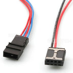 4 Pin Connector Unsealed 0.6mm Series Male Female Connectors Motorcycle Electrical Harnesses Wiring Harness 8E0972643 1534130-1
