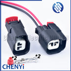 2 Pin male or female Auto waterproof connector Fuel injector ABS sensor Wire harness plug 34062-0027 340620027 For Ford JEEP