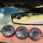 1-20pcs Car High Accuracy Thermometer Car Practical Mini Circular Thermometer Air Vent Ornament Charm 20mm Scale Measurement