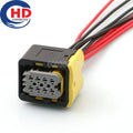 7 Pin 1.5 3.5 Series 2-1418480-1 Automobile Waterproof Wiring Socket AC Assembly Car Modification Accessories