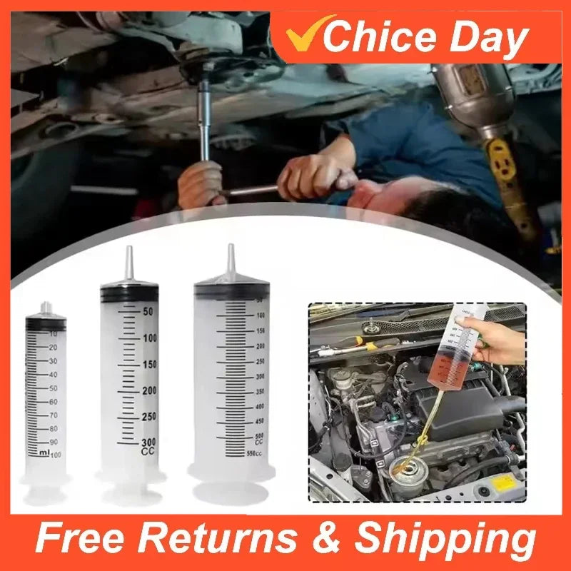 New Portable Car Clean Water Injector with Duct Pump Multi-function Plastic Syringe Pipe Amagi