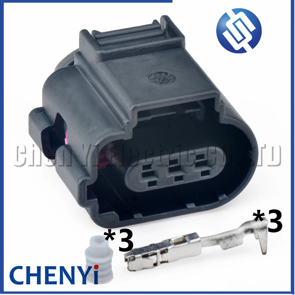 3 Pin Car Air Conditioner Pressure Switch Connector Knock Sensor Crankshaft camshaft position sensor plug 8K0973703 8K0 973 703