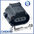 3 Pin Car Air Conditioner Pressure Switch Connector Knock Sensor Crankshaft camshaft position sensor plug 8K0973703 8K0 973 703