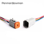 1 Set 2 3 4 6 8 12 Pin Car Deutsch DT Electrical Cable Connectors Male Female Wire Harness Plug DT06-2S DT04-2P