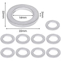 14mm Car Oil Drain Screw Gasket Aluminum Sealing Washer Auto Engine Bottom Oil Drain Screw for Honda 94109-1400094109-12000