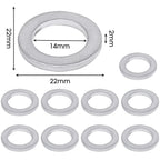 14mm Car Oil Drain Screw Gasket Aluminum Sealing Washer Auto Engine Bottom Oil Drain Screw for Honda 94109-1400094109-12000
