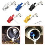 Universal Stainless Steel Car Turbo Sound Automatic Muffler Exhaust Pipe Blow-off Vale Professional Simulator Whistle Amagi