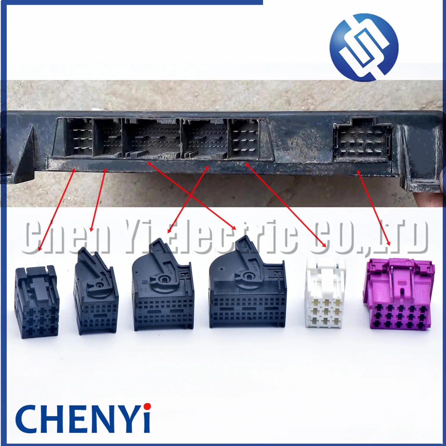 9/15/24/40/52 Pin Central control unit computer board WG97165800233ECM CBCU CBCU3 CBCU3-E parts Plug For Ford Auman HOWO truck