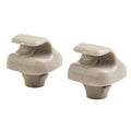 2Pcs Car Sun Visor Hook Clip Retainer For Honda For Civic Car Sun Visor Clip Gray Interior Hanger Hook Clip Bracket