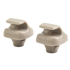2Pcs Car Sun Visor Hook Clip Retainer For Honda For Civic Car Sun Visor Clip Gray Interior Hanger Hook Clip Bracket