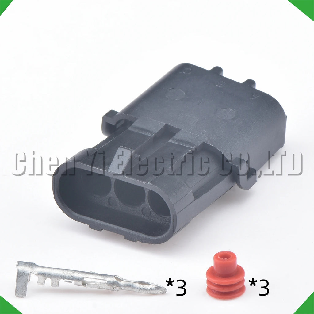 3-Pin Wire Harness Harness Automotive Waterproof female Haltech Connector harness