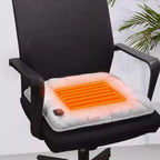 Car Heated Seat Cushion USB Power Graphene Heated Seat Pad 3 Levels Heating Seat Cushion for Park Stadium Car Travel Amagi