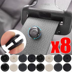 4/8pcs Car Safety Seatbelt Stopper Buckle Adjust Seat Belt Spacing Limit Stop Plastic Anti-slip Button Retainer Car Interior