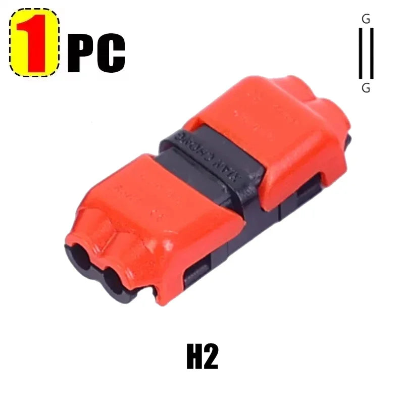 T-Tap Wire Connectors – I & T Type 2-Pin Splice Connector 12V 24V DC 300V AC 18-22AWG