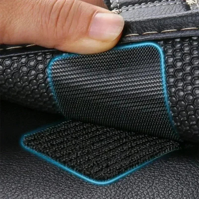 2/100pcs Carpet Fixing Stickers Double Faced High Adhesive Car Carpet Fixed Patches Home Floor Foot Mats Anti Skid Grip Tapes