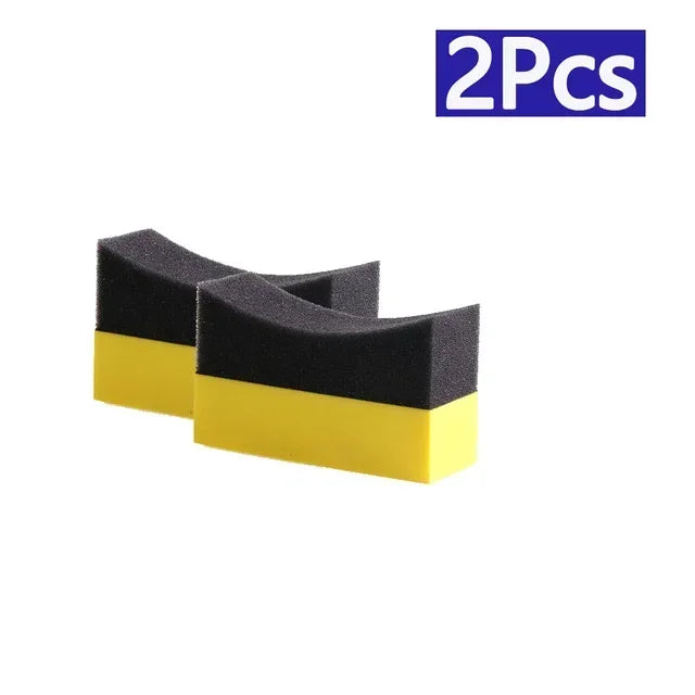 Car Wash Microfiber Towel Cleaning Sponge Brush Set for Wheel Wipe Water Suction Sponge Pad Polishing Tyre Brushes Tools Amagi
