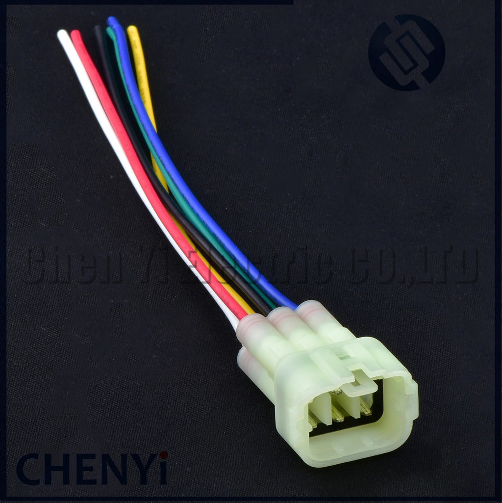 6 Pin Automotive Motorcycle waterproof Oxygen Sensor connector ignition switch Wire harness plug 6187-6801 6180-6181 90980-10478