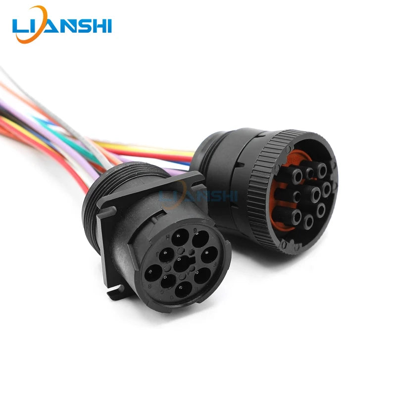 HD16-9-1939S automotive connector, HD10-9-96P diagnostic interface waterproof plug-in wire harness