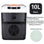 US/EU 220-240V 10L Car Home Refrigerator Mini Fridges 12/24V Freezer Cooler Heater Food Storage Box For Car Home Camping