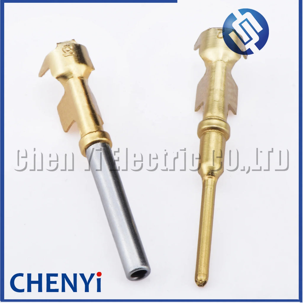 20 Pcs Pin Contact 1062-20-0244 1060-20-0244 brass Gold plating 22-16 AWG Wire Size Crimp Terminals For Deutsch DTM 1.0mm Series