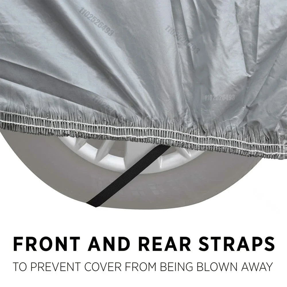 Universal Car Cover High Quality Full Outdoor UV Protection Protect Your Vehicle From Sun/Snow//Dust With Outdoor Tools amabilis