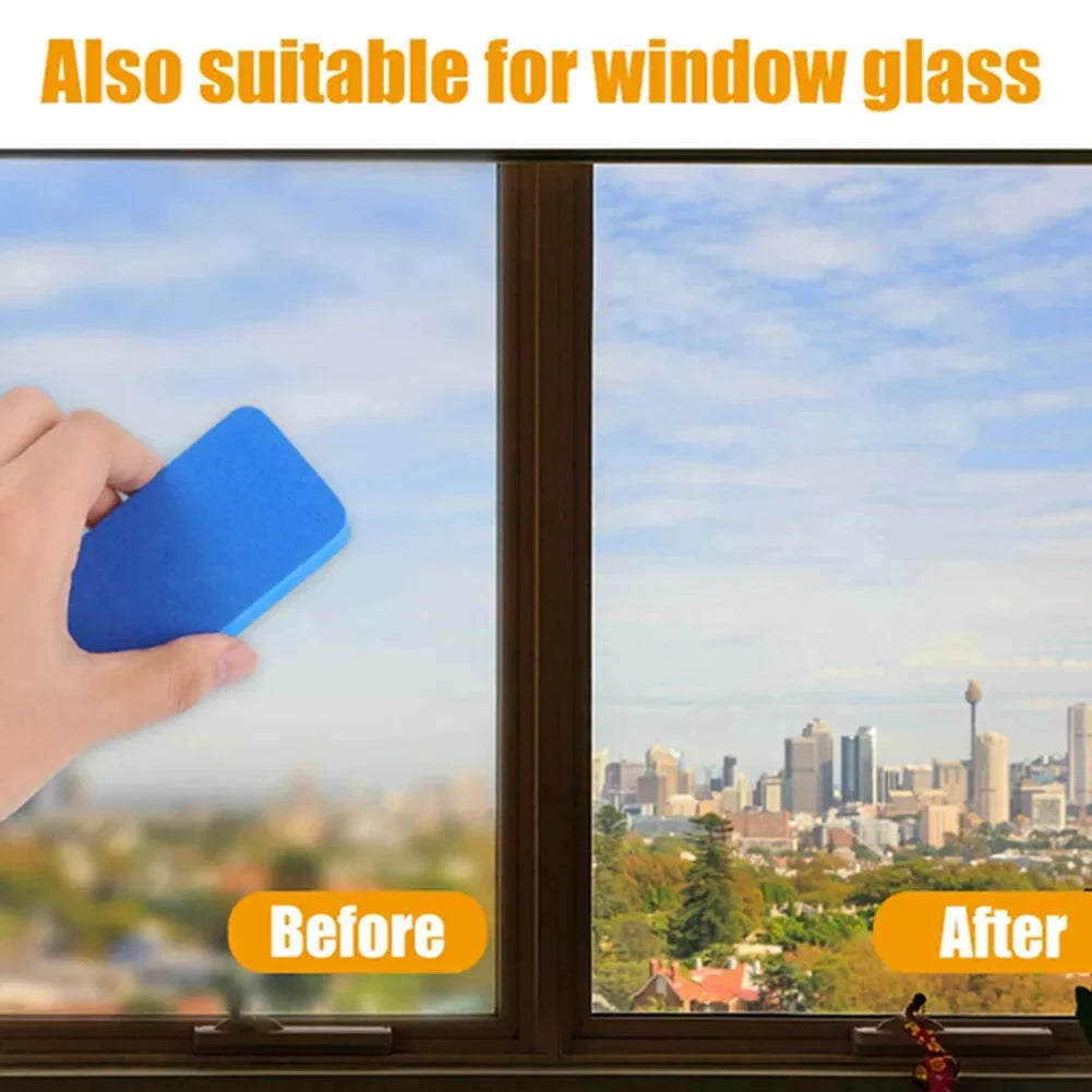 Car Glass Oil Film  Cleaning Sponge  Wiper Windshield  Wool Felt Polishing Felt Brush Dusty  Removal  Tools Accessories