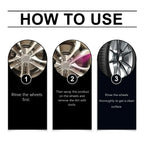 120ml Car Wheel&Tire Cleaner Brake Dust Grime Dirt Remover Alloy Rim Cleaner For Cars/Trucks/Suvs - Non-Corrosive Formula Amagi