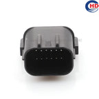 12pin auto plastic wiring harness waterproof plug electric cable sealed connector MX23A12SF1/MX23A12NF1