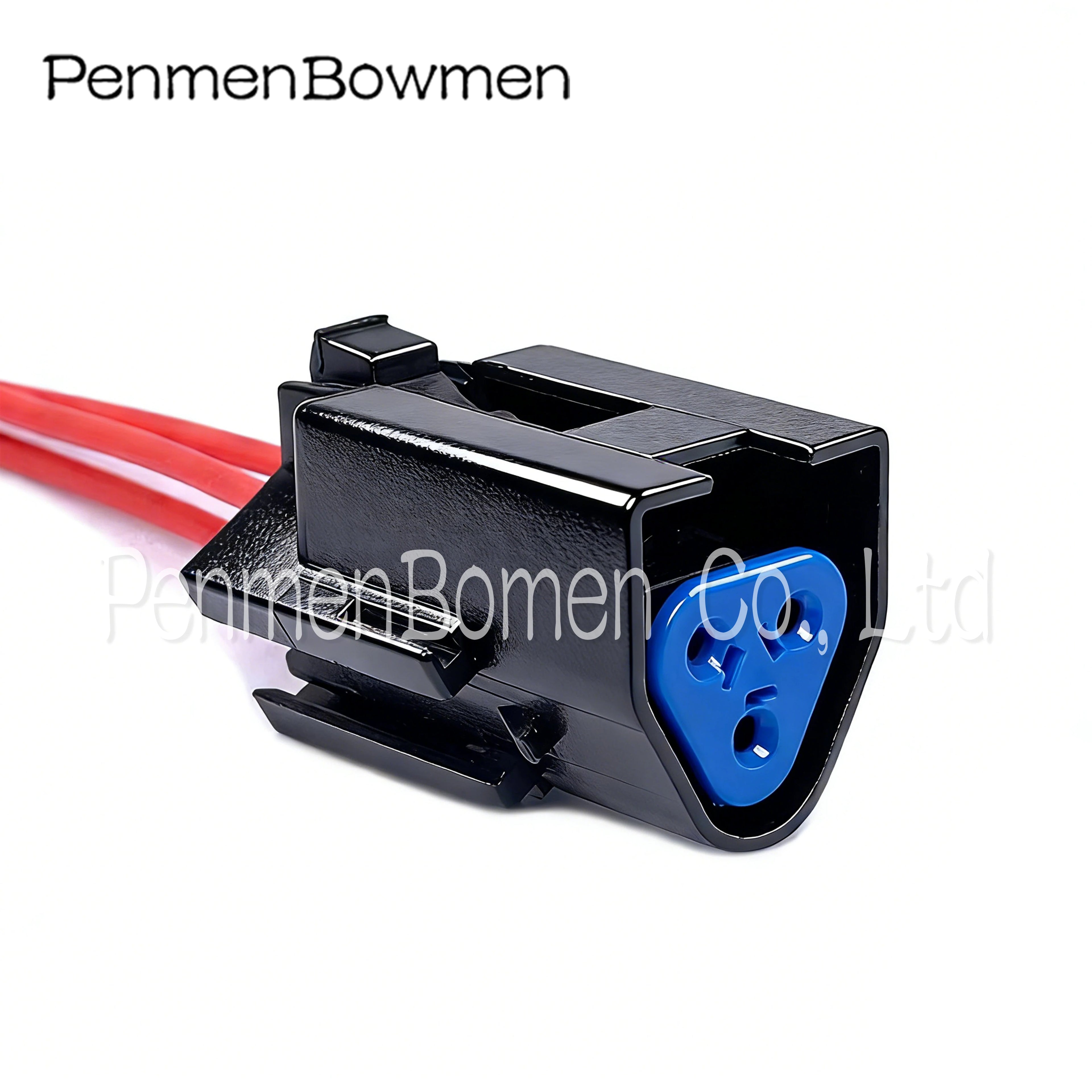 1 Set 3 Pin Auto Triangle Rubber Shell Sheath Electrical Cable Connectors Waterproof Female Wire Harness Plug 7-1437710-9