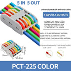 10/1000PCS Mini Fast Wire Connector Universal Wiring Cable Connector Push-in Conductor Terminal PCT-222/224 SPL-42/62 SPL-2/3/1