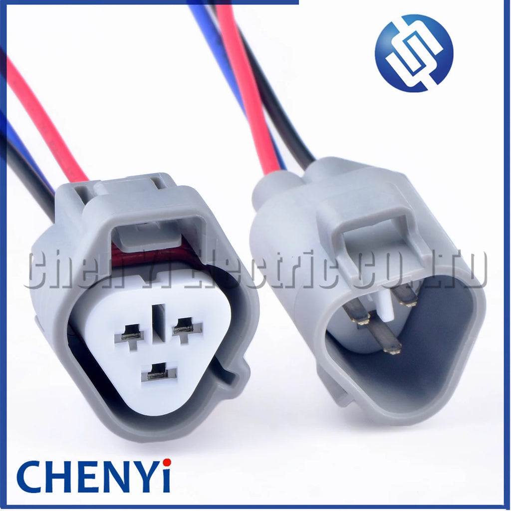 3 Pin auto waterproof headlight fog lamp motor connector Turn signal tail light plug 6188-0099 6189-0179 For Toyota Honda Nissan