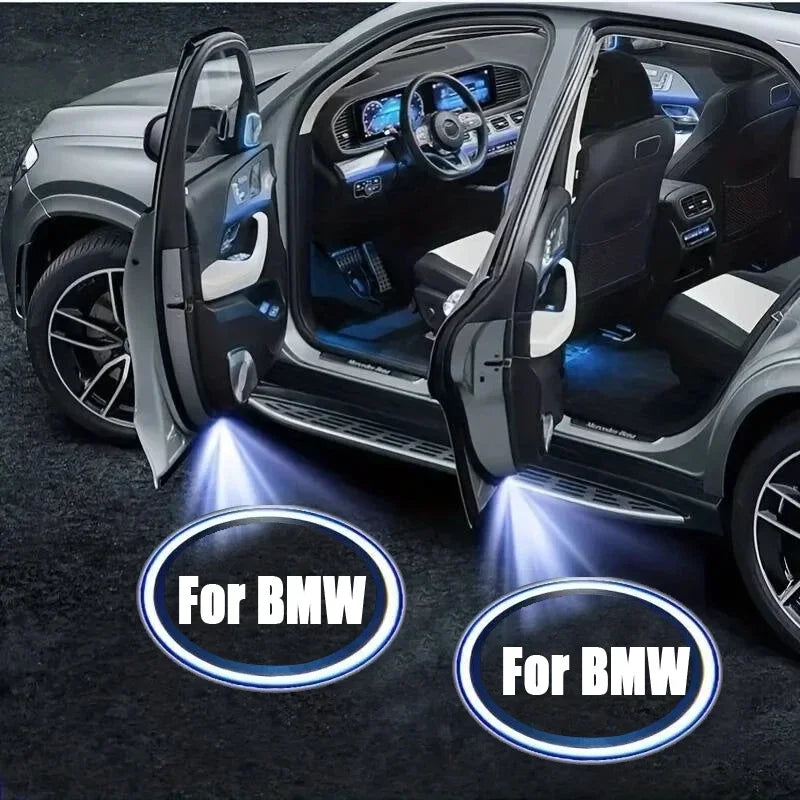 2PCS/Lot Welcome Light Door Light LED Projector Decoration Accessory For BMW Class 3 325Li Class 5 530 Class 7 X1 X3 X5 X6 Z4 Ne