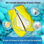 1-2PCS Wash Shoes Bag Padded Net Laundry Shoes Protector Fluffy Fibers Polyester Washing Shoes Machine Laundry Bag Drying Amagi
