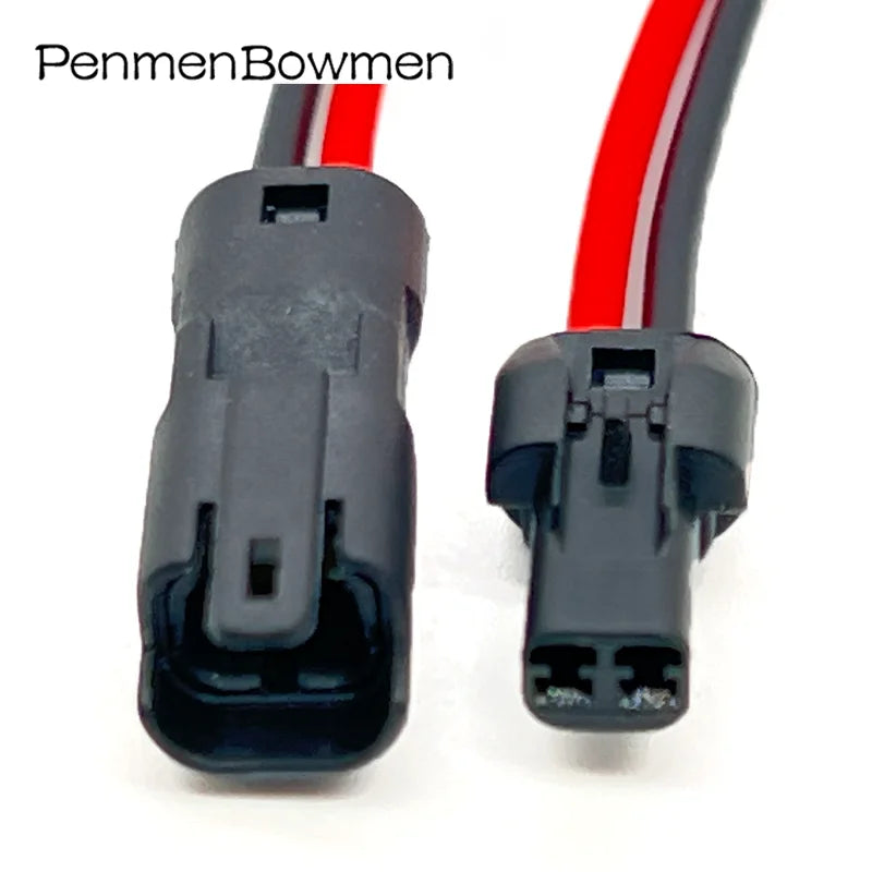 1 Set 2 Pin Car Micro Blind Spot Rear View Mirror Electrical Cable Connectors Wire Harness Plug 52266-0211 52213-0211 For Toyota