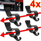 1/4pcs Car Umbrella Holder Car Trunk Hook Umbrella Mount Plant Towel Hook Auto Accessories Internal Storage Organizer Holders