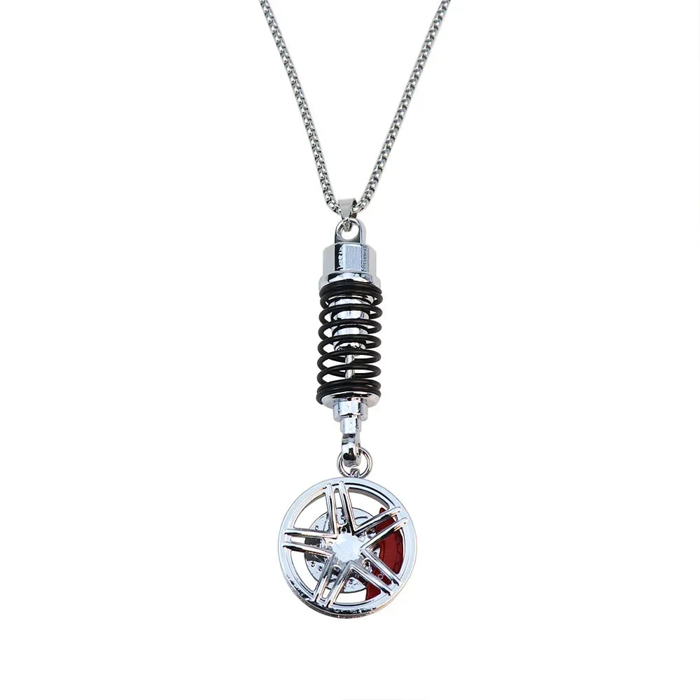 Creative Wheel Hub Brake Shock Absorber Car Pendant Up-market Customization Car Interior Ornaments Accessories Amagi